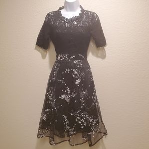 Black Flowery Dress